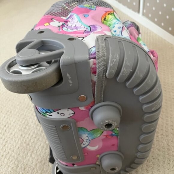 Tilami Rolling Unicorn Backpack 16 Inch School College Travel Carry-on Backpack - Picture 9 of 9